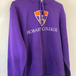 Purple Hobart College Hoodie